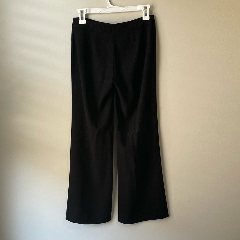 Cache black low rise dress work pants trousers size 0 petite waist 27 x 27 EUC - Picture 3 of 8